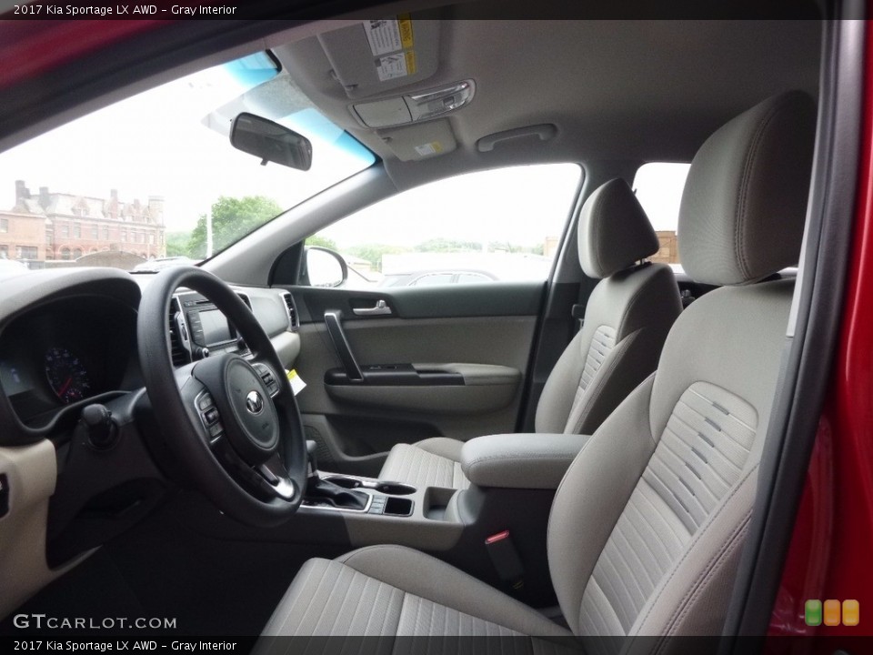 Gray Interior Photo for the 2017 Kia Sportage LX AWD #113123165