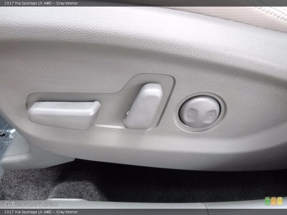 Gray Interior Controls for the 2017 Kia Sportage LX AWD #113123261