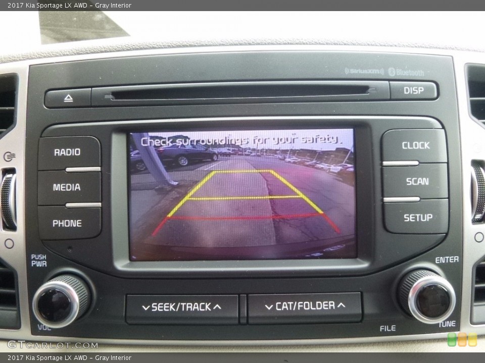 Gray Interior Navigation for the 2017 Kia Sportage LX AWD #113123333