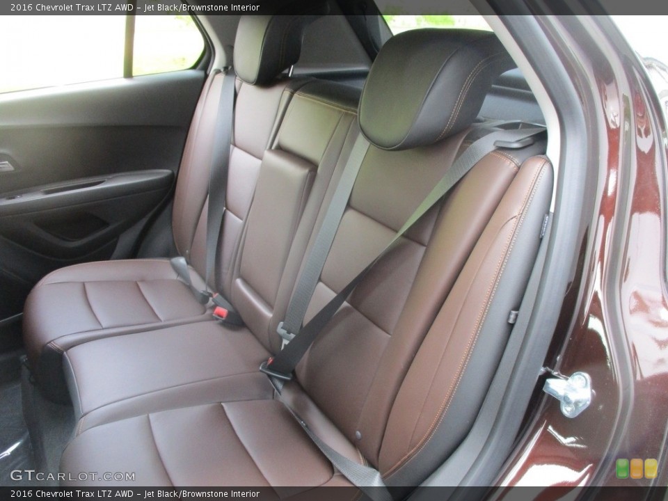 Jet Black/Brownstone Interior Rear Seat for the 2016 Chevrolet Trax LTZ AWD #113137667