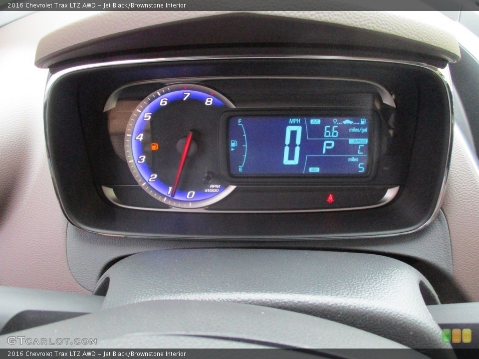 Jet Black/Brownstone Interior Gauges for the 2016 Chevrolet Trax LTZ AWD #113137823