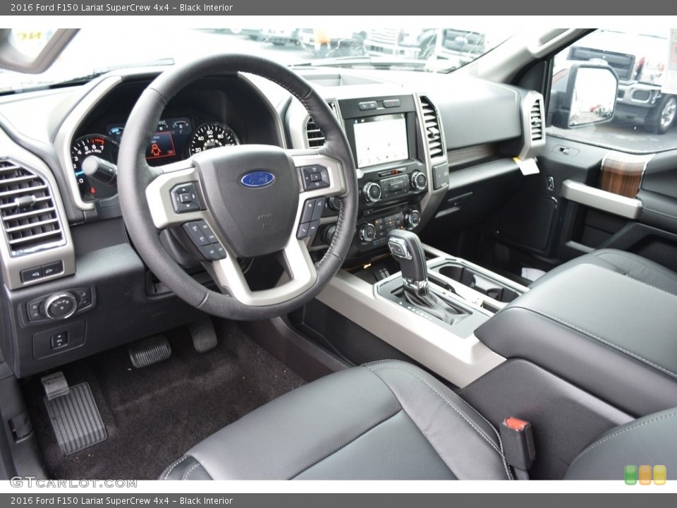 Black Interior Photo for the 2016 Ford F150 Lariat SuperCrew 4x4 #113142077