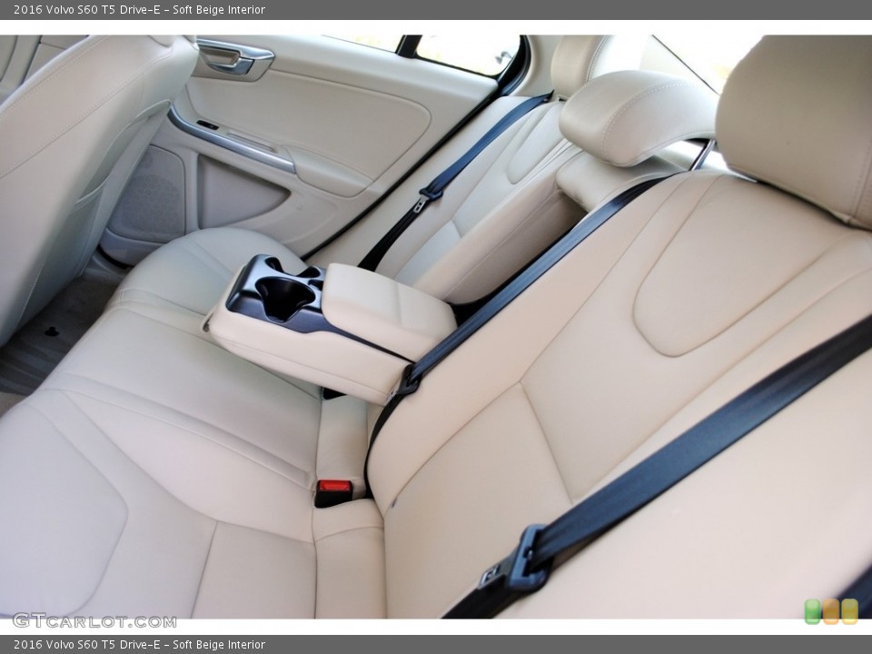 Soft Beige Interior Rear Seat for the 2016 Volvo S60 T5 Drive-E #113143799