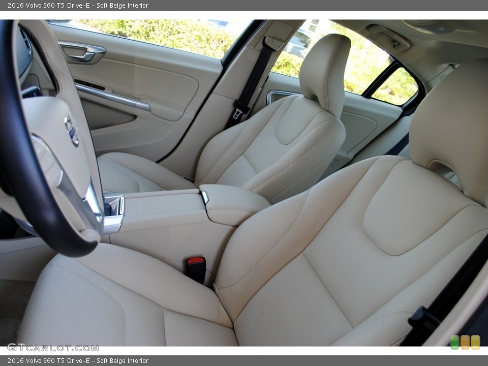 Soft Beige Interior Front Seat for the 2016 Volvo S60 T5 Drive-E #113143868
