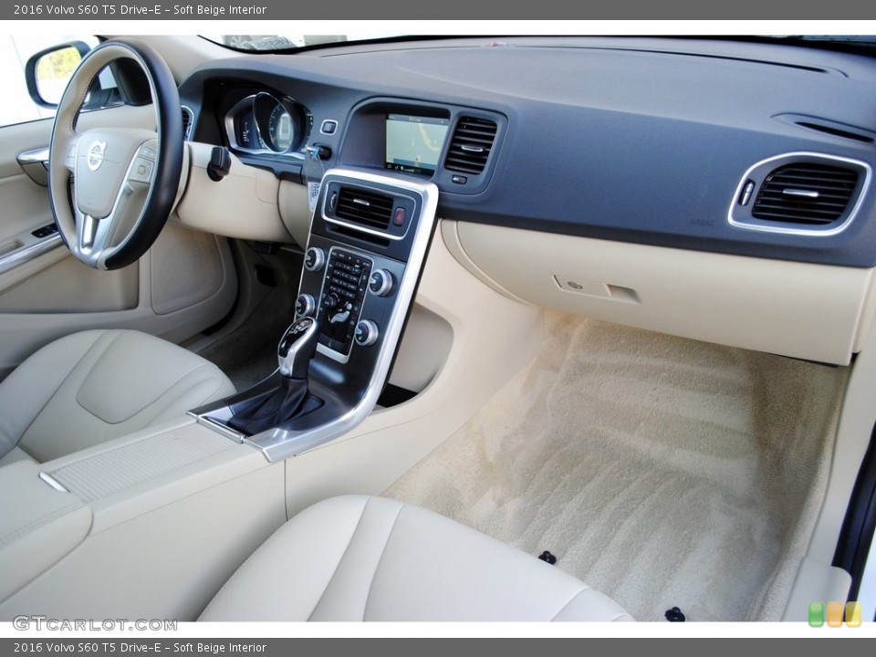Soft Beige Interior Dashboard for the 2016 Volvo S60 T5 Drive-E #113143958