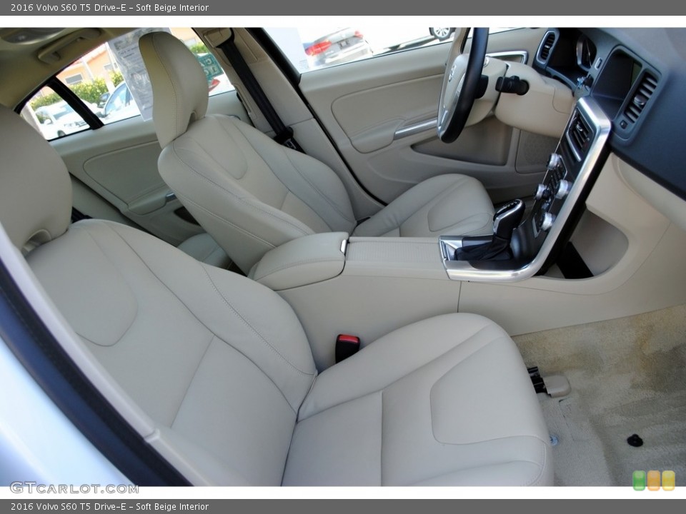 Soft Beige Interior Front Seat for the 2016 Volvo S60 T5 Drive-E #113143979