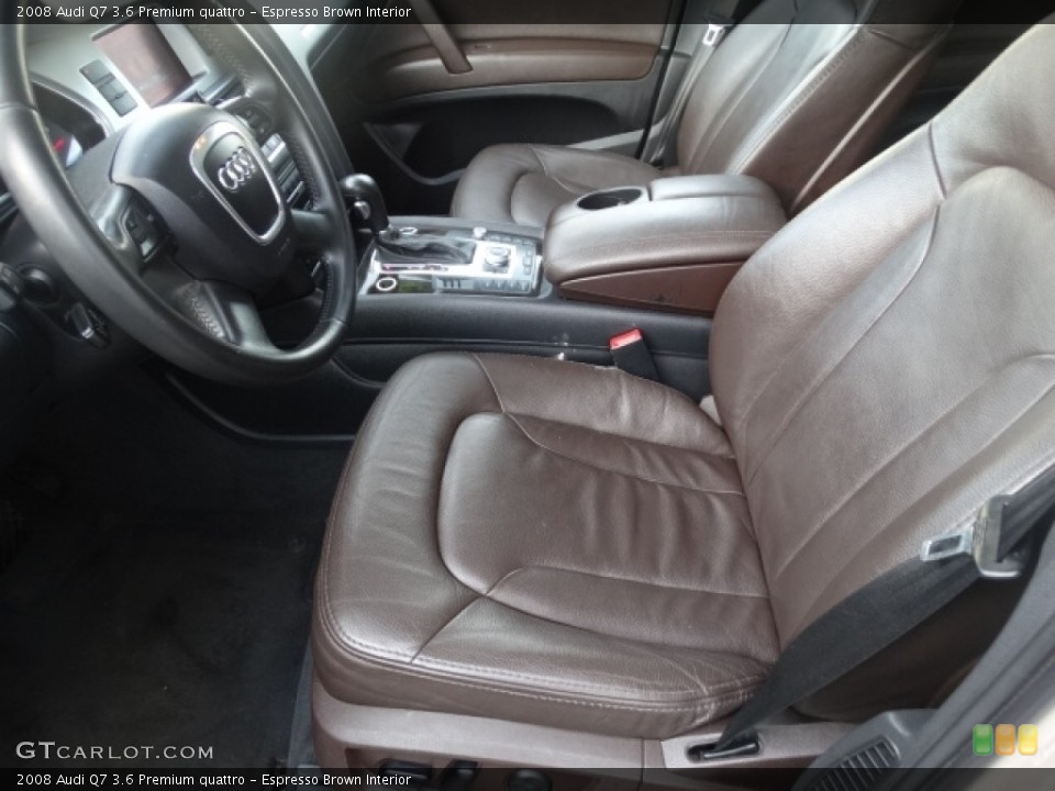 Espresso Brown Interior Photo for the 2008 Audi Q7 3.6 Premium quattro #113167776