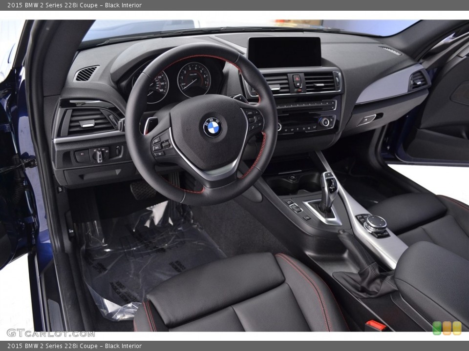 Black 2015 BMW 2 Series Interiors