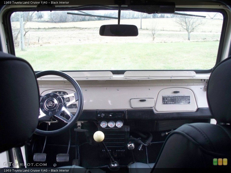 Black Interior Dashboard for the 1969 Toyota Land Cruiser FJ40 #113172832