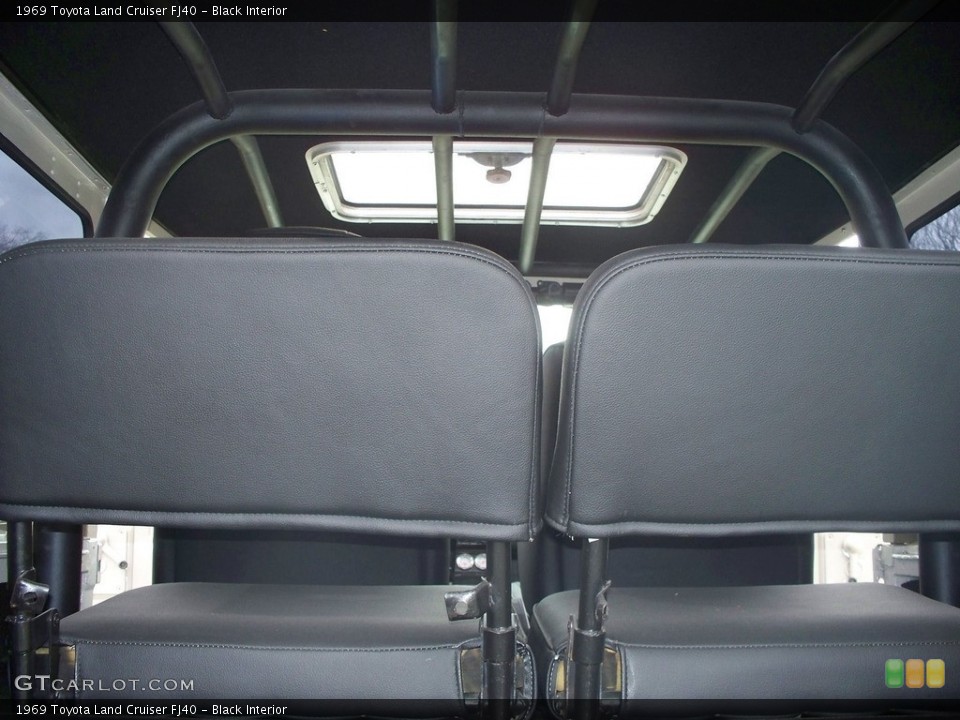 Black Interior Rear Seat for the 1969 Toyota Land Cruiser FJ40 #113172898