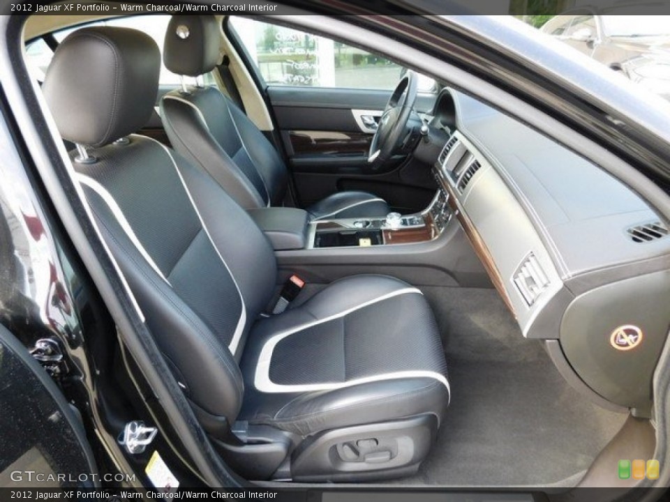 Warm Charcoal/Warm Charcoal Interior Front Seat for the 2012 Jaguar XF Portfolio #113195377