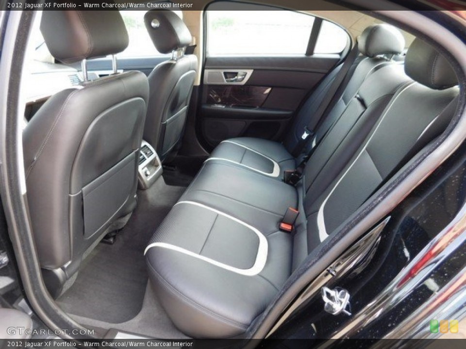 Warm Charcoal/Warm Charcoal Interior Rear Seat for the 2012 Jaguar XF Portfolio #113195470