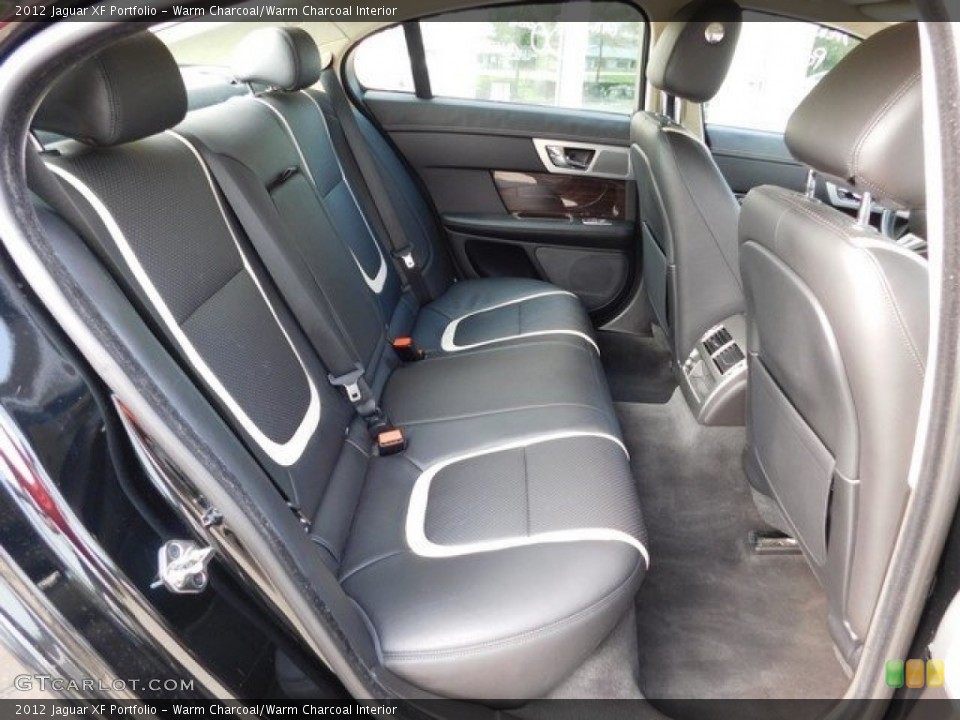 Warm Charcoal/Warm Charcoal Interior Rear Seat for the 2012 Jaguar XF Portfolio #113195530
