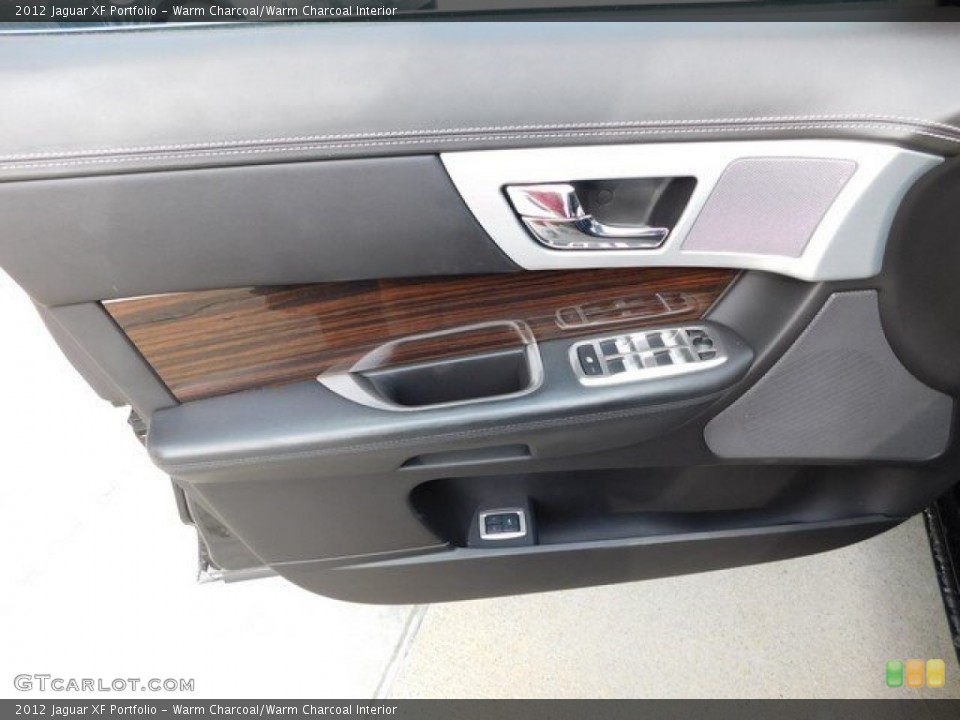 Warm Charcoal/Warm Charcoal Interior Door Panel for the 2012 Jaguar XF Portfolio #113195587