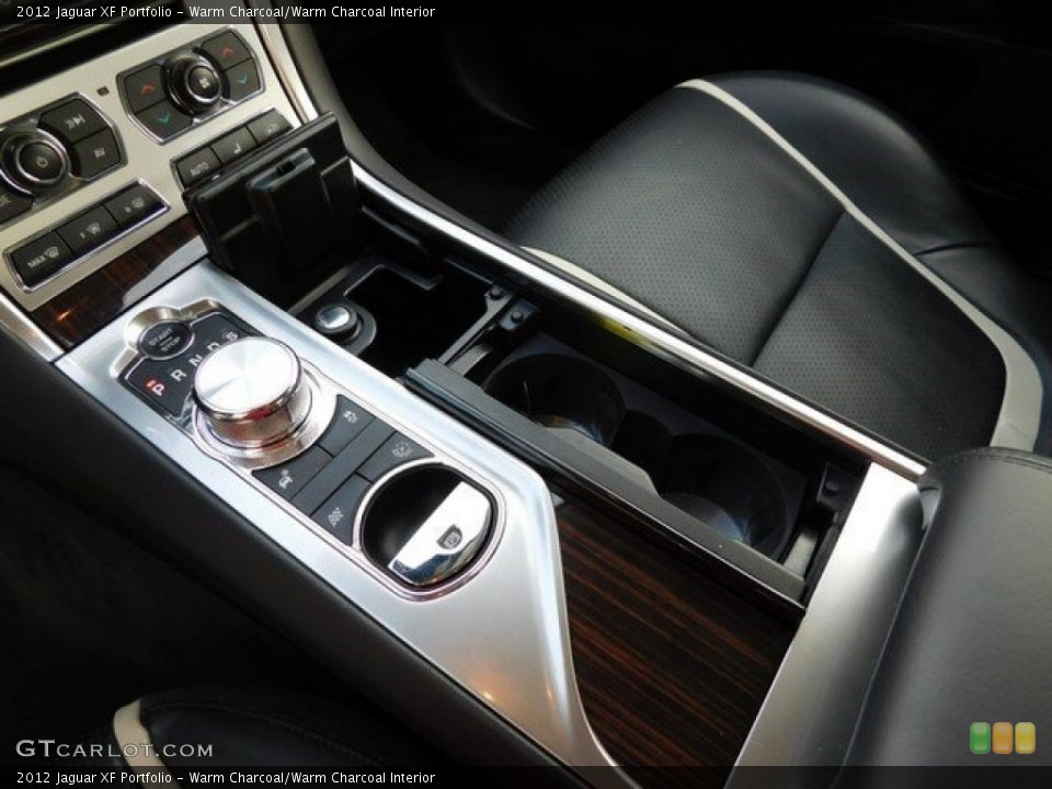 Warm Charcoal/Warm Charcoal Interior Transmission for the 2012 Jaguar XF Portfolio #113195674