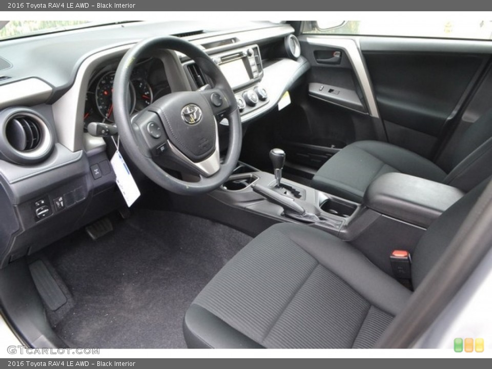Black Interior Photo for the 2016 Toyota RAV4 LE AWD #113229319