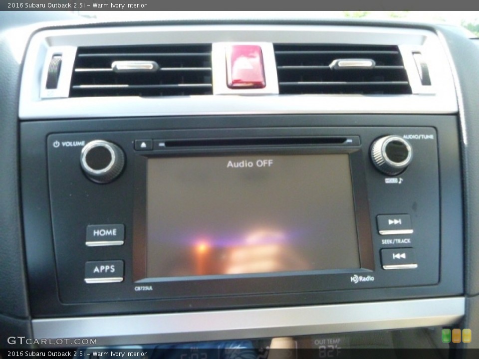 Warm Ivory Interior Controls for the 2016 Subaru Outback 2.5i #113234682