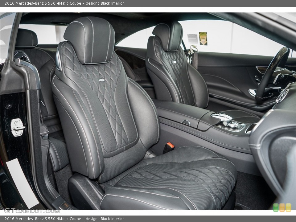 designo Black Interior Photo for the 2016 Mercedes-Benz S 550 4Matic Coupe #113240724
