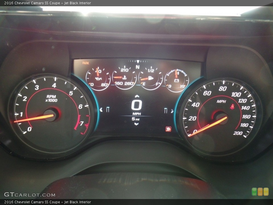 Jet Black Interior Gauges for the 2016 Chevrolet Camaro SS Coupe #113246598