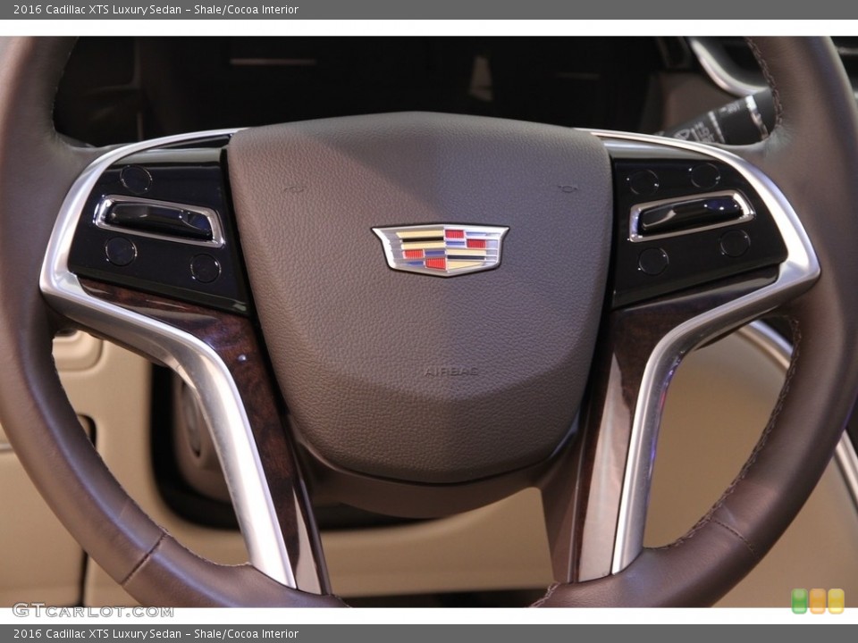 Shale/Cocoa Interior Steering Wheel for the 2016 Cadillac XTS Luxury Sedan #113255877