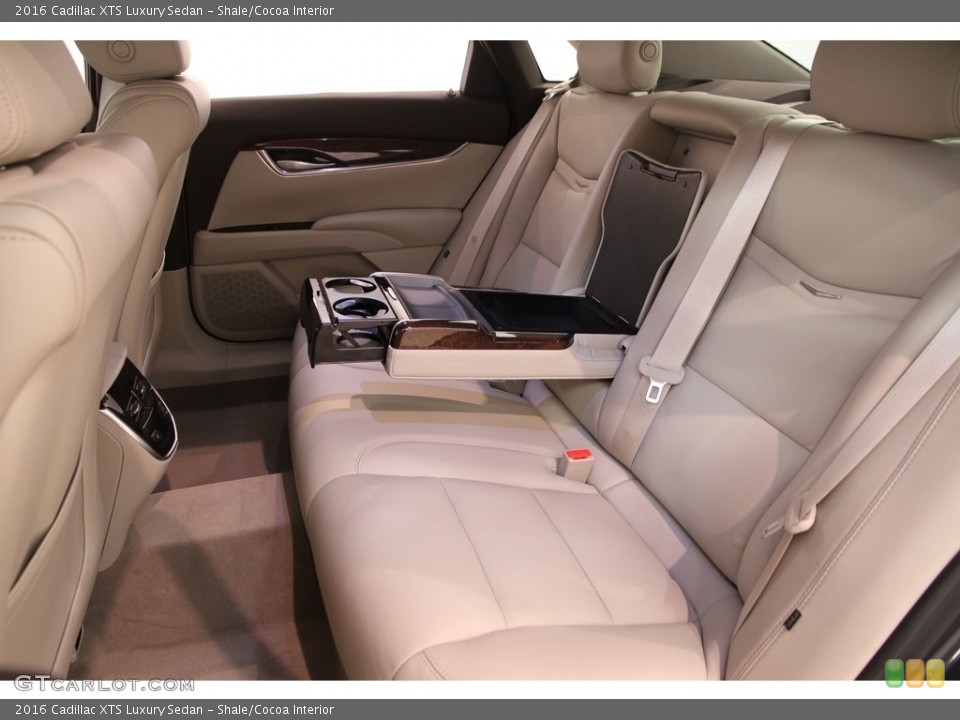 Shale/Cocoa Interior Rear Seat for the 2016 Cadillac XTS Luxury Sedan #113256039