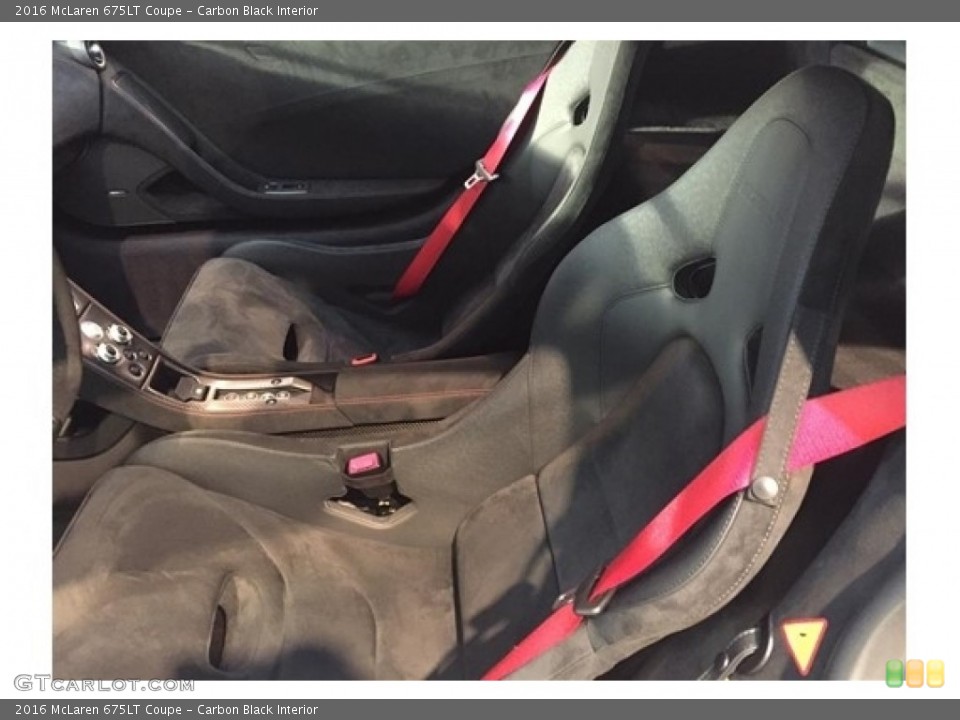 Carbon Black 2016 McLaren 675LT Interiors