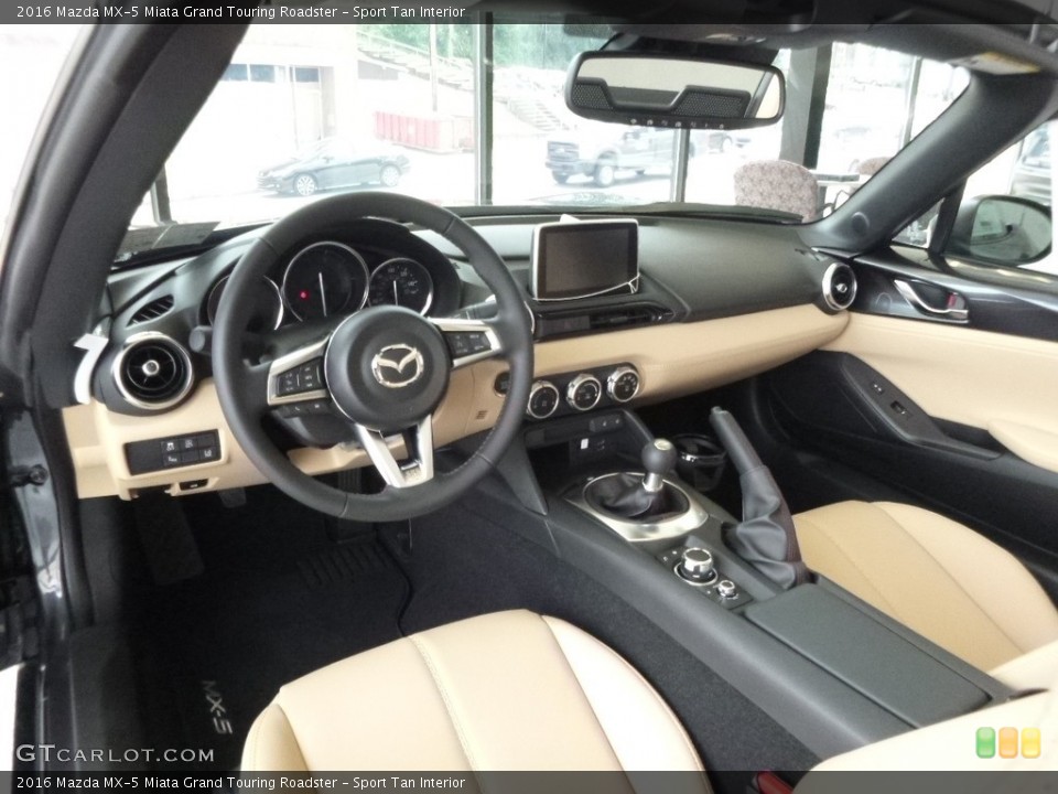 Sport Tan 2016 Mazda MX-5 Miata Interiors