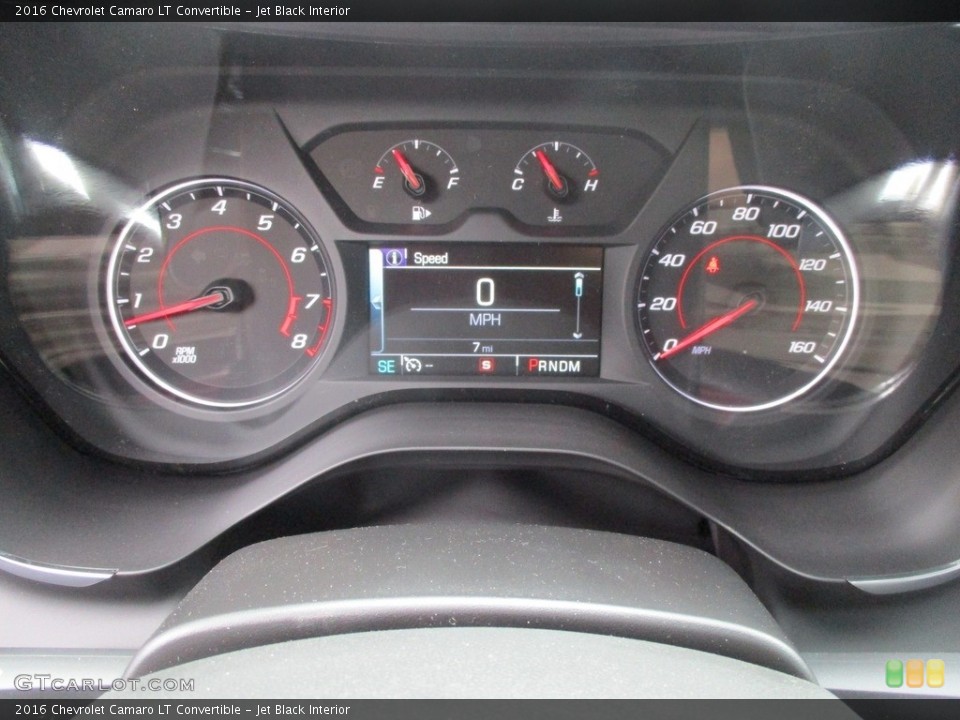 Jet Black Interior Gauges for the 2016 Chevrolet Camaro LT Convertible #113283964