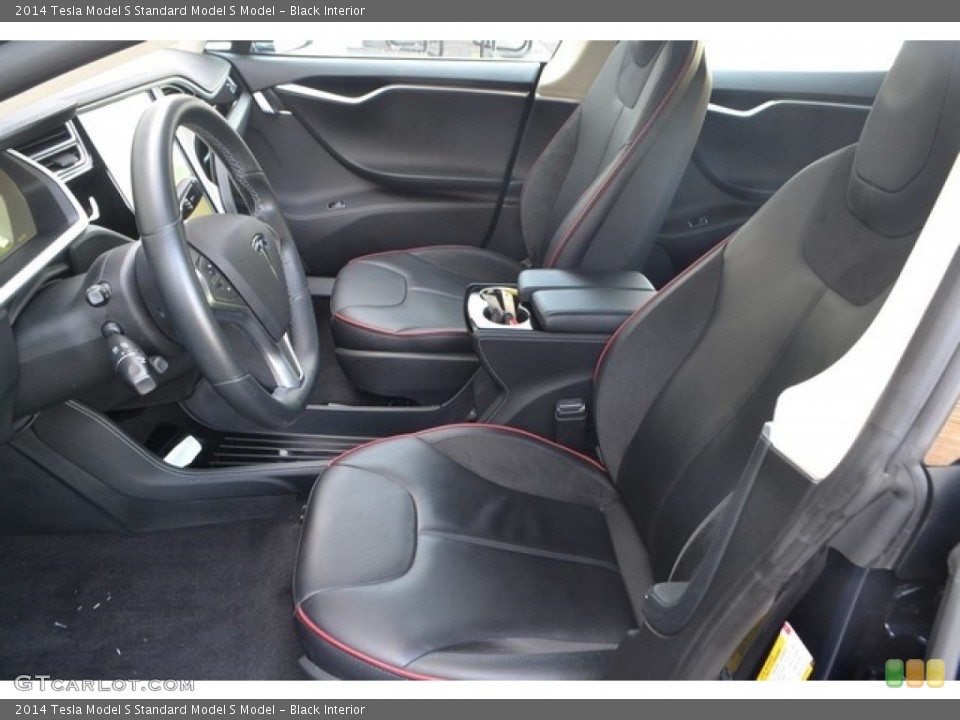 Black Interior Front Seat for the 2014 Tesla Model S  #113287915