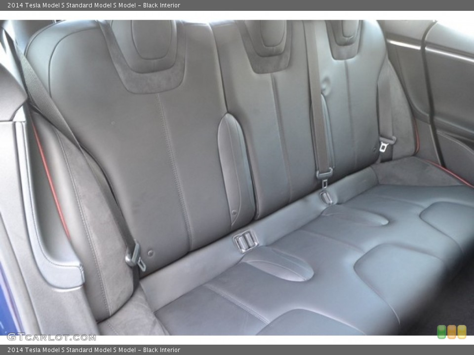 Black Interior Rear Seat for the 2014 Tesla Model S  #113288095