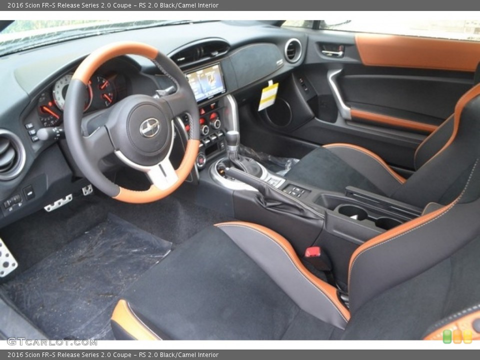 RS 2.0 Black/Camel Interior Prime Interior for the 2016 Scion FR-S Release Series 2.0 Coupe #113305985