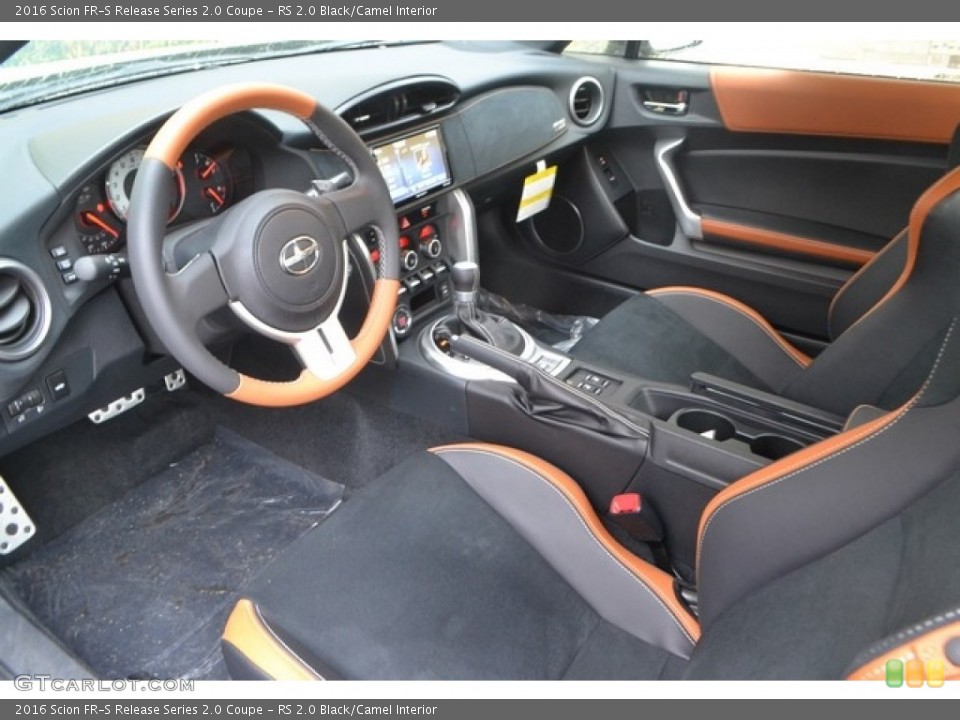 RS 2.0 Black/Camel 2016 Scion FR-S Interiors