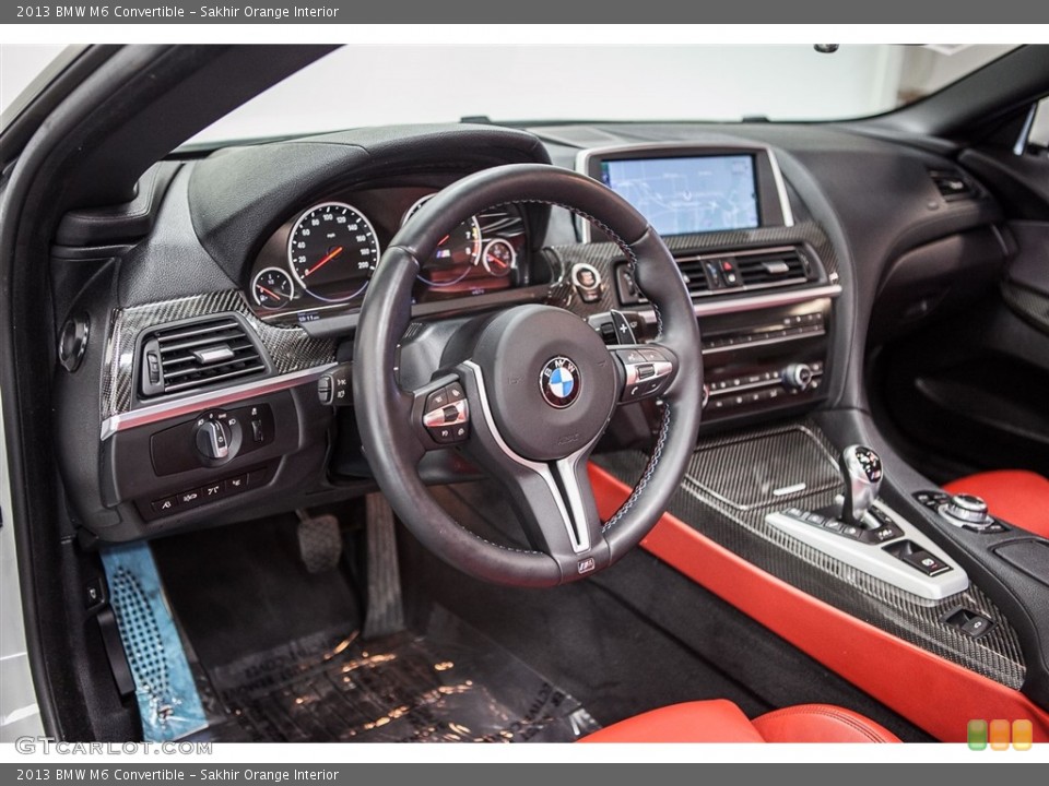 Sakhir Orange Interior Prime Interior for the 2013 BMW M6 Convertible #113334917