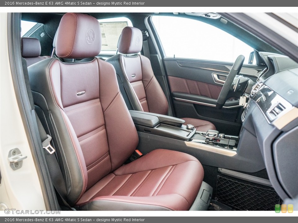 designo Mystic Red 2016 Mercedes-Benz E Interiors
