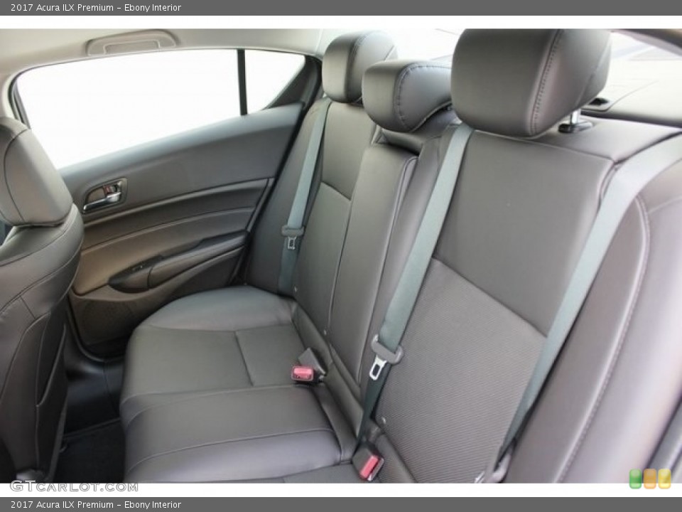 Ebony Interior Rear Seat for the 2017 Acura ILX Premium #113365277