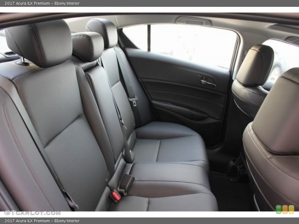 Ebony Interior Rear Seat for the 2017 Acura ILX Premium #113365292
