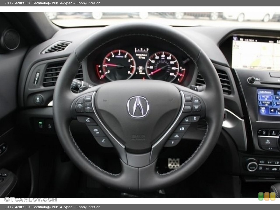 Ebony Interior Steering Wheel for the 2017 Acura ILX Technology Plus A-Spec #113366018