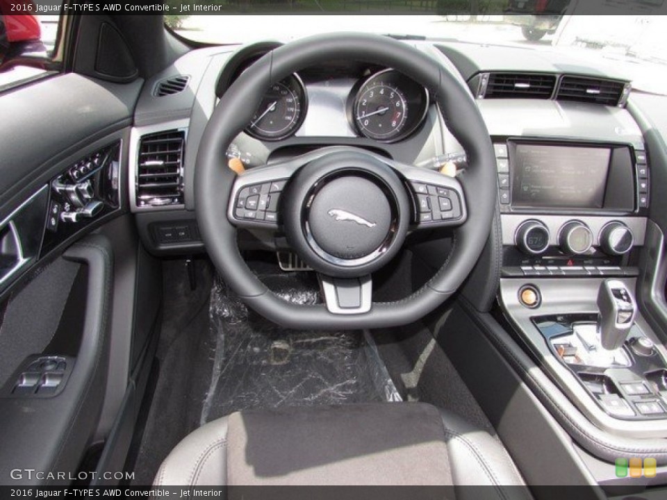 Jet Interior Photo for the 2016 Jaguar F-TYPE S AWD Convertible #113380941