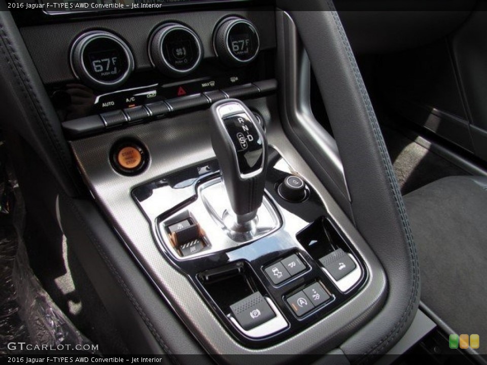Jet Interior Transmission for the 2016 Jaguar F-TYPE S AWD Convertible #113381040