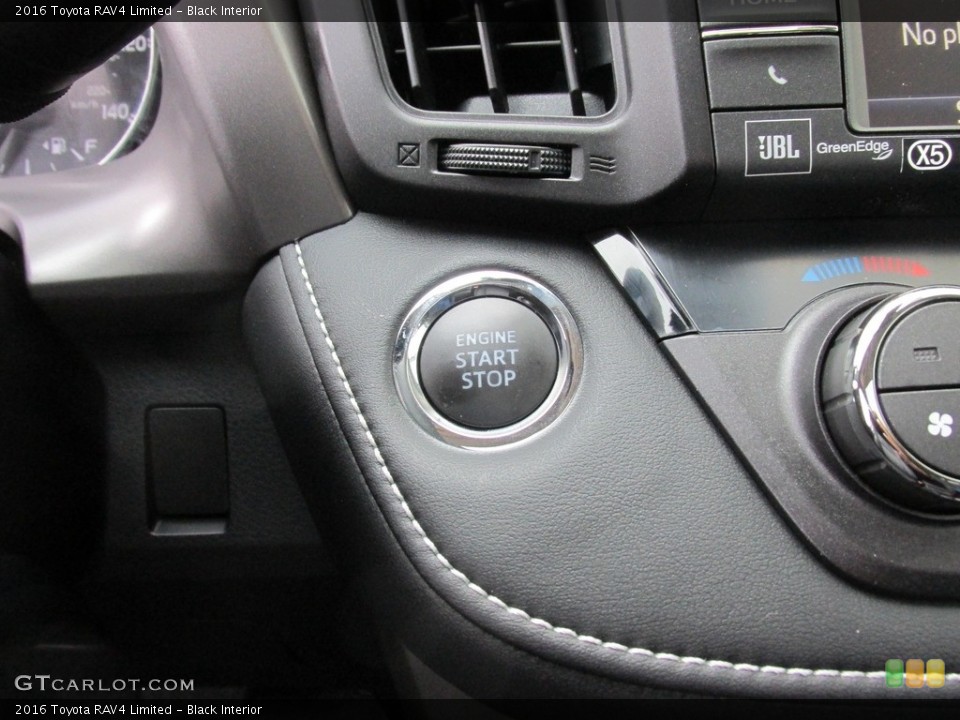 Black Interior Controls for the 2016 Toyota RAV4 Limited #113388171