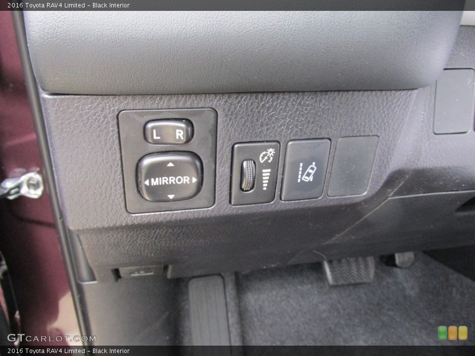 Black Interior Controls for the 2016 Toyota RAV4 Limited #113388297