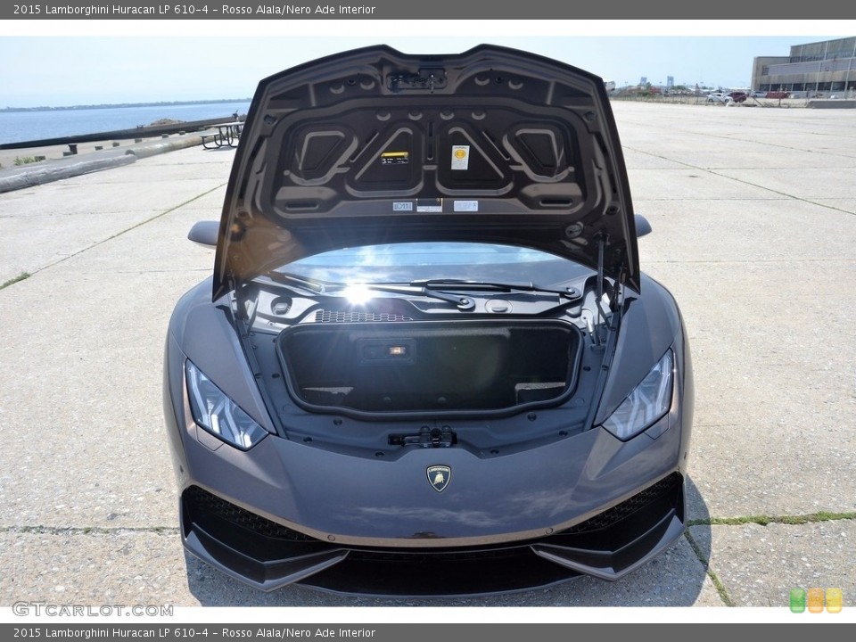 Rosso Alala/Nero Ade Interior Trunk for the 2015 Lamborghini Huracan LP 610-4 #113390085