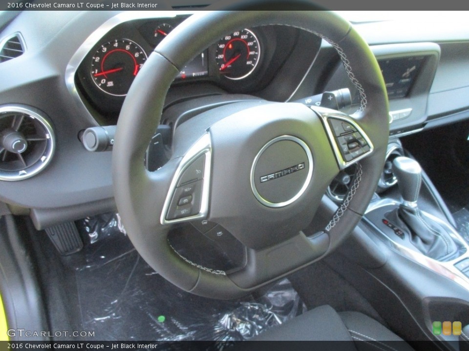 Jet Black Interior Steering Wheel for the 2016 Chevrolet Camaro LT Coupe #113392787