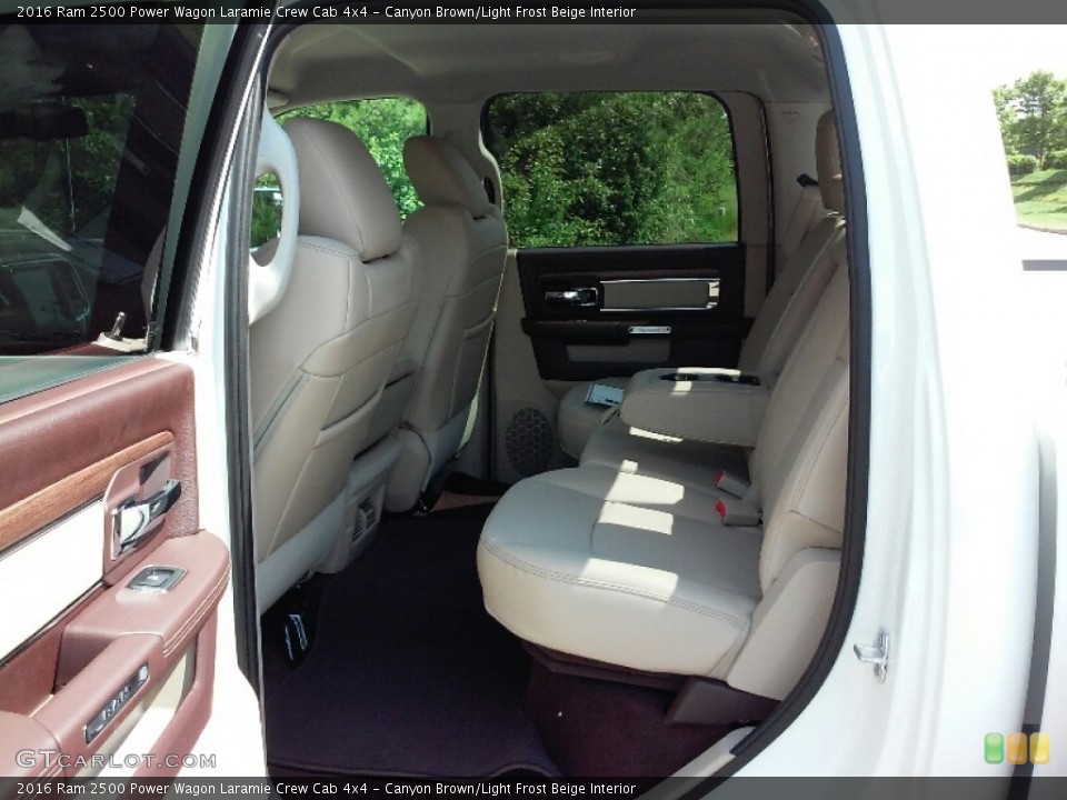 Canyon Brown/Light Frost Beige Interior Rear Seat for the 2016 Ram 2500 Power Wagon Laramie Crew Cab 4x4 #113394750