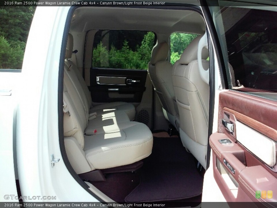Canyon Brown/Light Frost Beige Interior Rear Seat for the 2016 Ram 2500 Power Wagon Laramie Crew Cab 4x4 #113394774