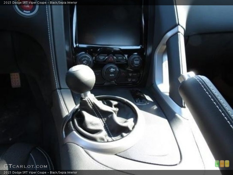 Black/Sepia Interior Transmission for the 2015 Dodge SRT Viper Coupe #113420948