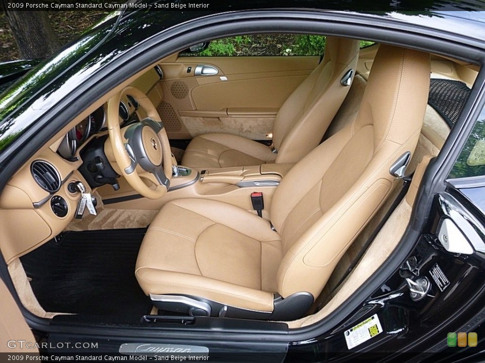 Sand Beige Interior Photo for the 2009 Porsche Cayman  #113427683