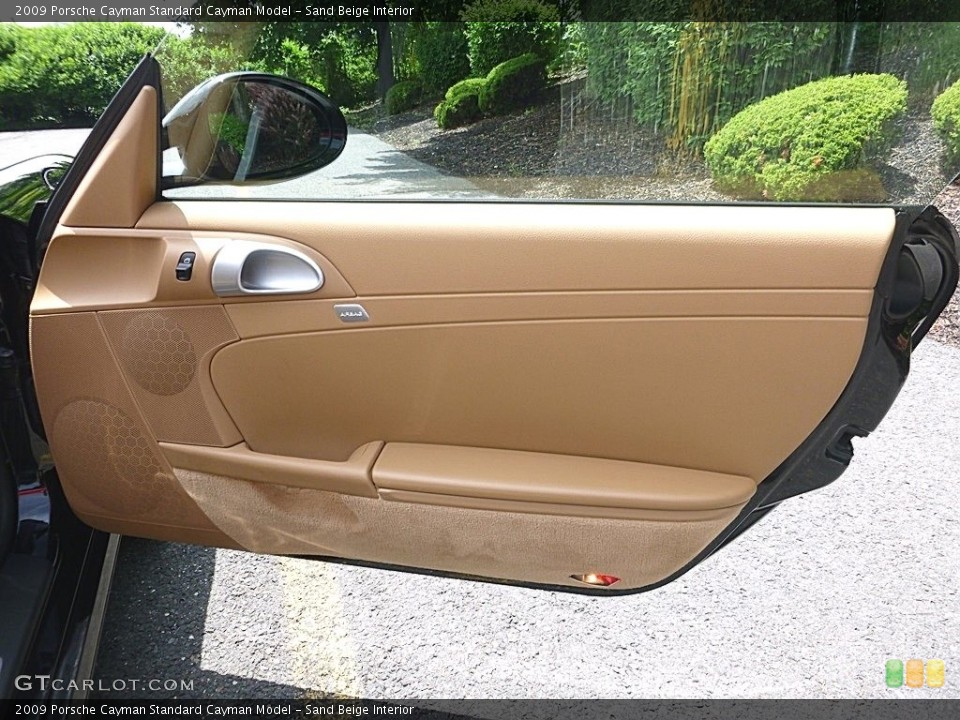 Sand Beige Interior Door Panel for the 2009 Porsche Cayman  #113427752