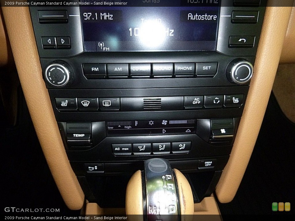 Sand Beige Interior Dashboard for the 2009 Porsche Cayman  #113427893