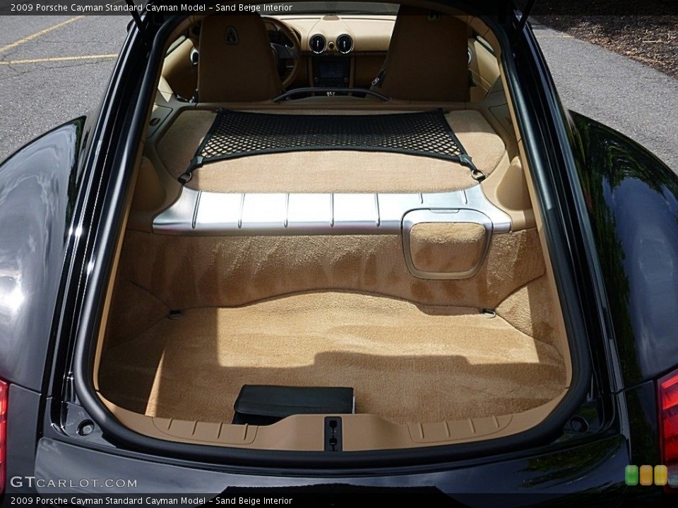 Sand Beige Interior Trunk for the 2009 Porsche Cayman  #113427980